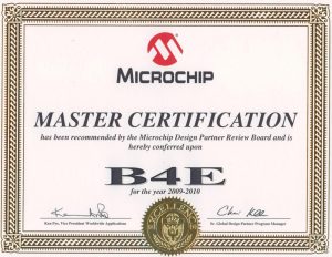 B4E est Microchip Design Partner