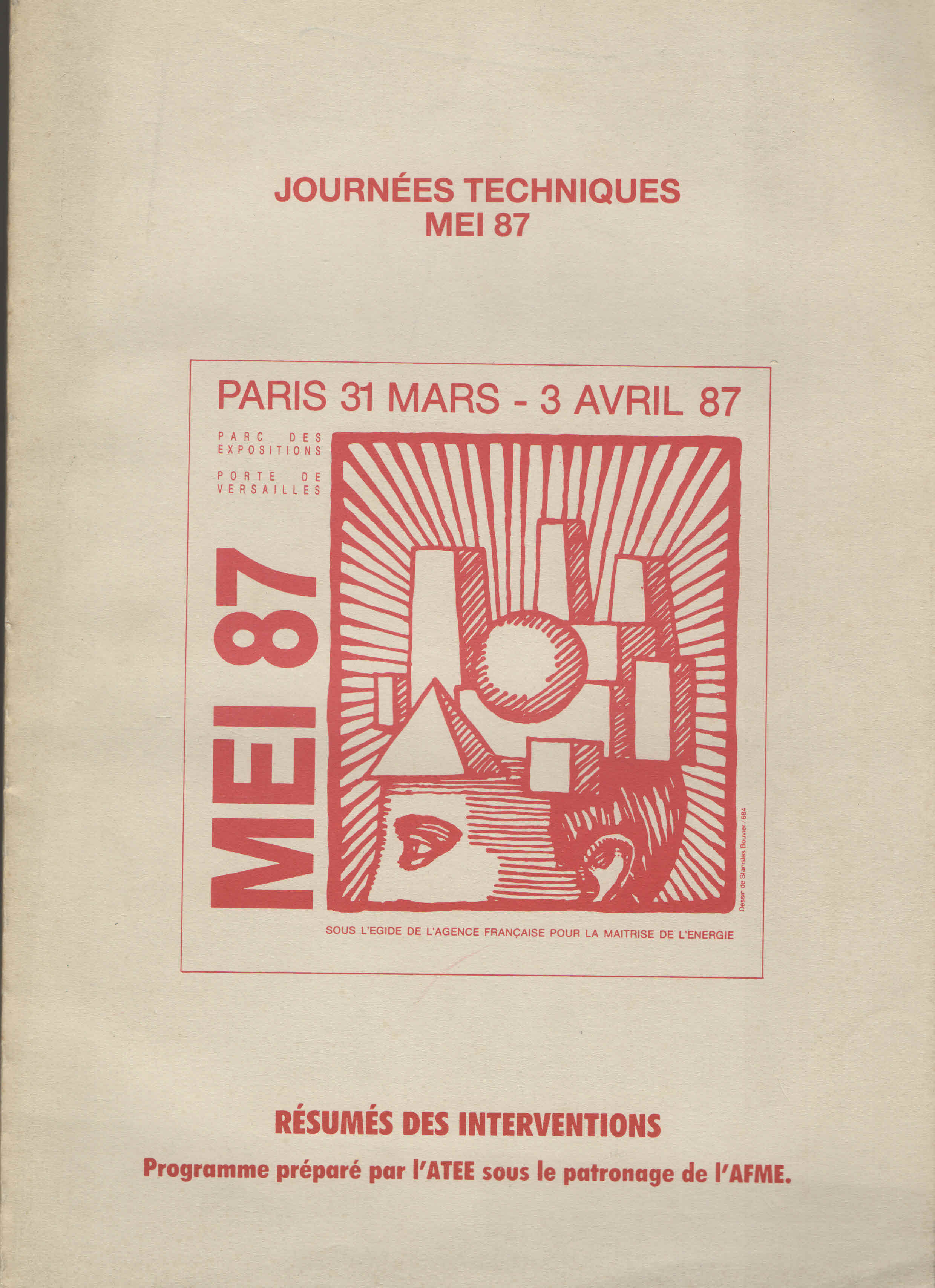 MEI 87 - Le salon de la Maîtrise de l'Enrgie dans l'Industrie